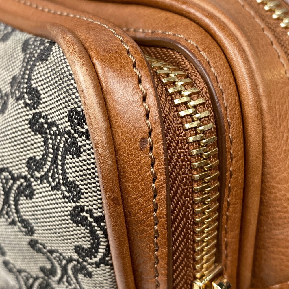 Celine Macadam canvas Crossbody Bag beige brown - Picture 4 of 7